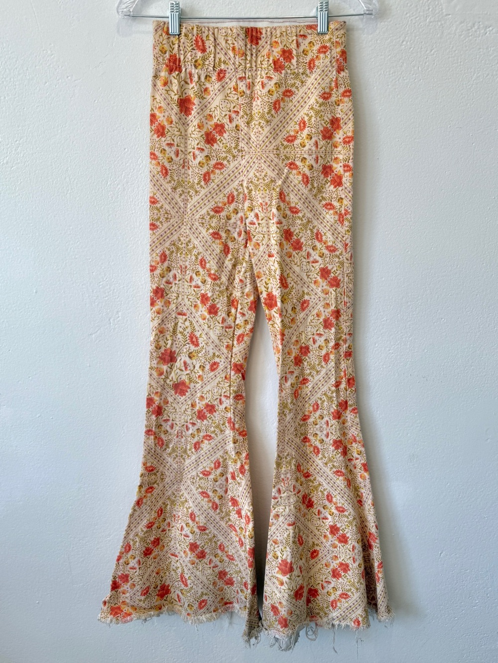 Show Me Your Mumu Size L Belmont Pull On Trouser Patchwork Paisley Flare Pants